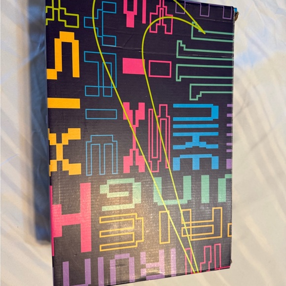 Black and Teal Athletic Sneakers - Picture 3 of 5